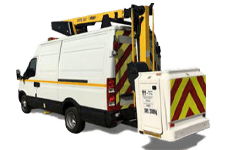 Van Rental Birmingham - 12.5M Cherry Picker 3.5T - Van hire Birmingham